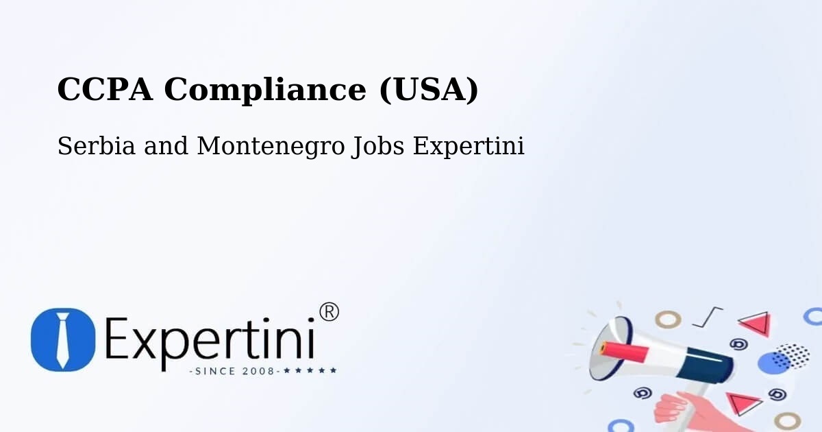 CCPA Privacy Rights & Compliance Notice – Edson - Serbia and Montenegro Jobs Expertini