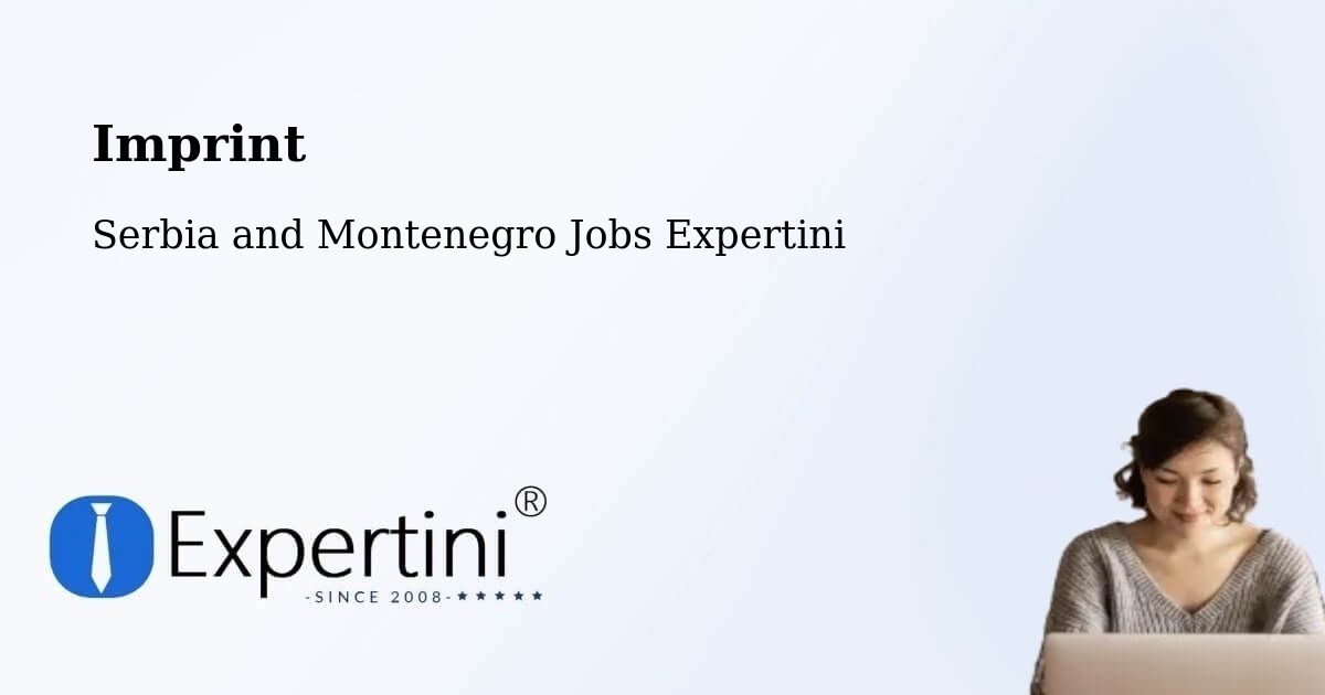 Imprint – Edson - Serbia and Montenegro Jobs Expertini
