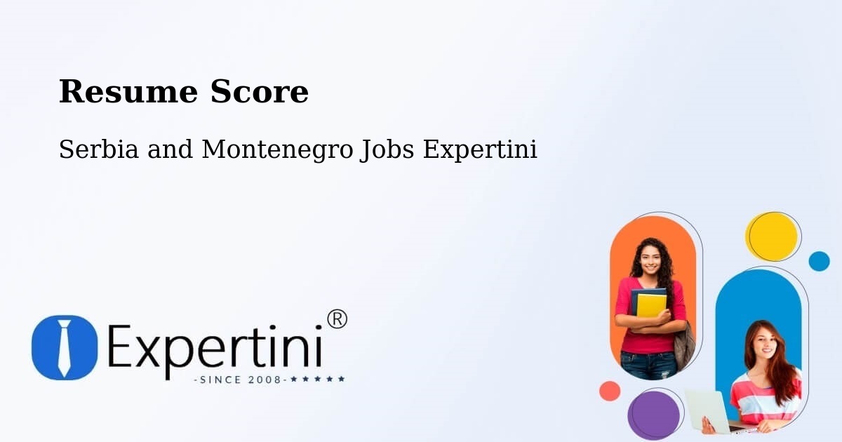 Resume Score & Job Description Match Tool – Edson - Serbia and Montenegro Jobs Expertini
