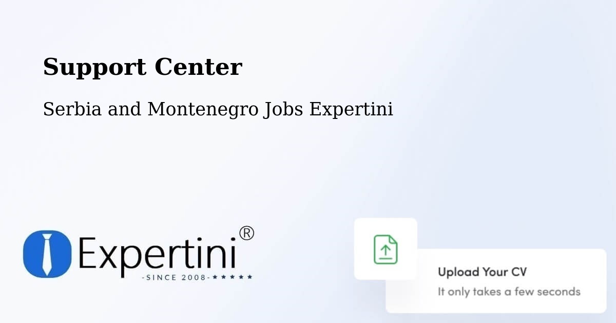 Support Services – Edson - Serbia and Montenegro Jobs Expertini
